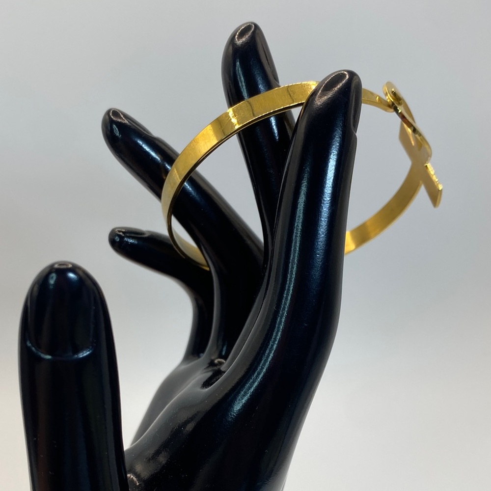 Egyptian Ankh Key Of Life Gold Tone Bracelet - Picture 8 of 10